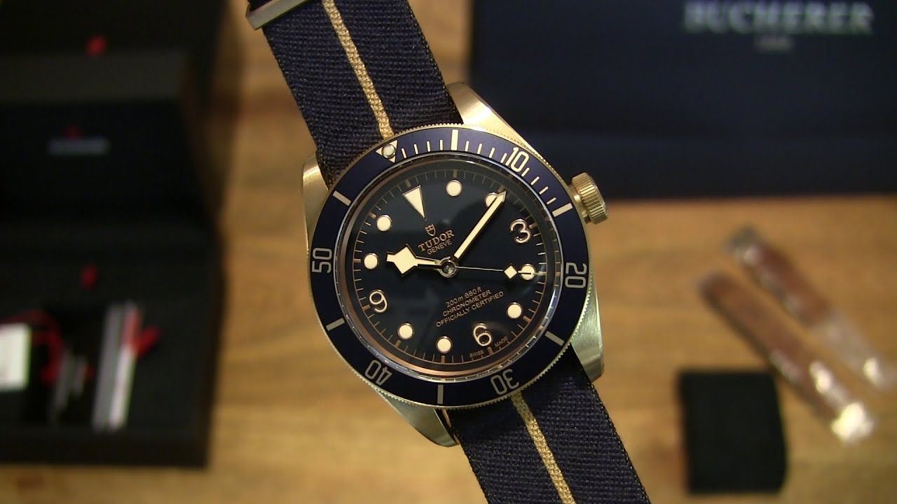 Tudor Heritage Black Bay Bronze Bucherer Blue Edition ref 79250BB