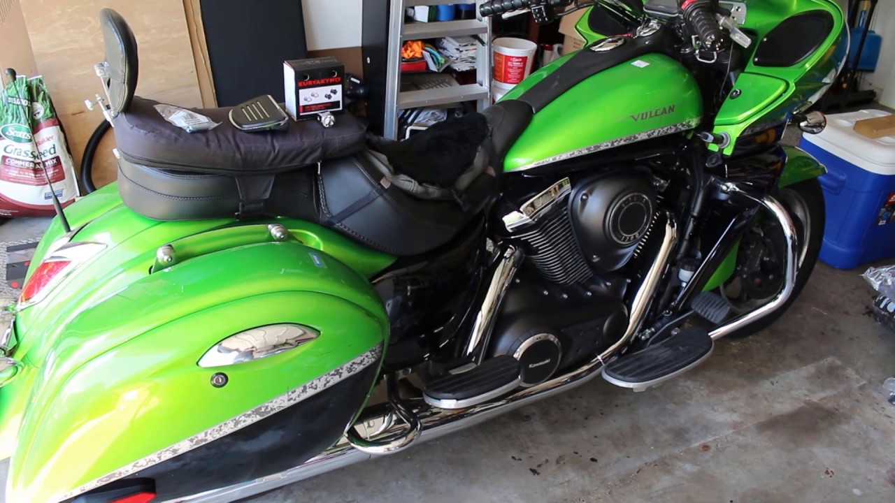 Как установить мини-подвеску Kuryakin на мотоцикл Kawasaki Vulcan 1700