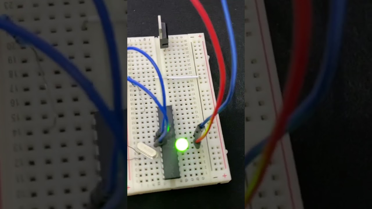 Standalone ATmega328P microcontroller with external clock source