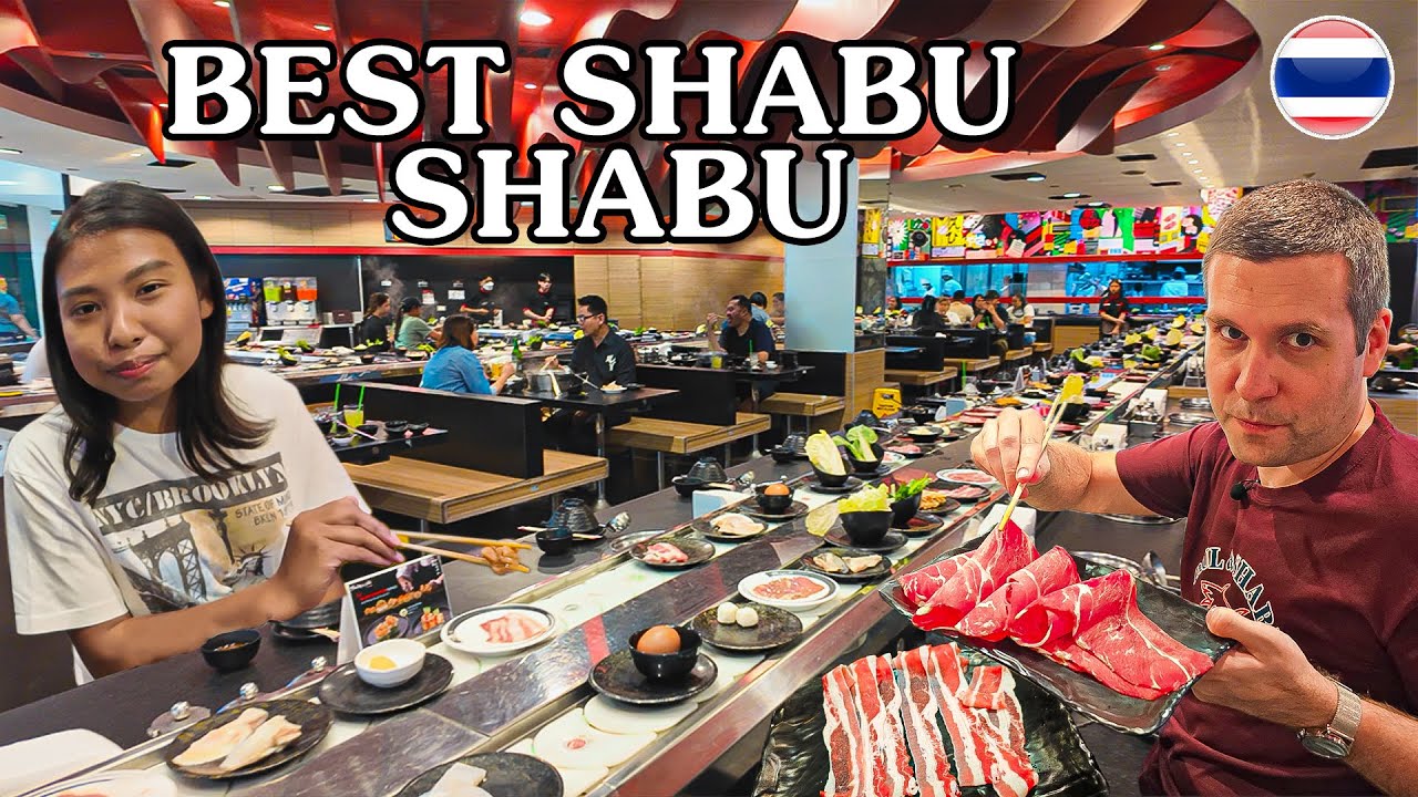 Bangkok's All You Can Eat Buffet | Shabu, Hotpot & Sushi at Seacon Square + Stunning Flower Market!