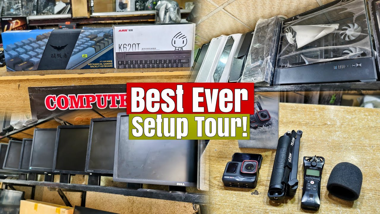 NVIDIA 4GB GPU in 16K?! 😱 Shop Tour + 4K Samsung LED