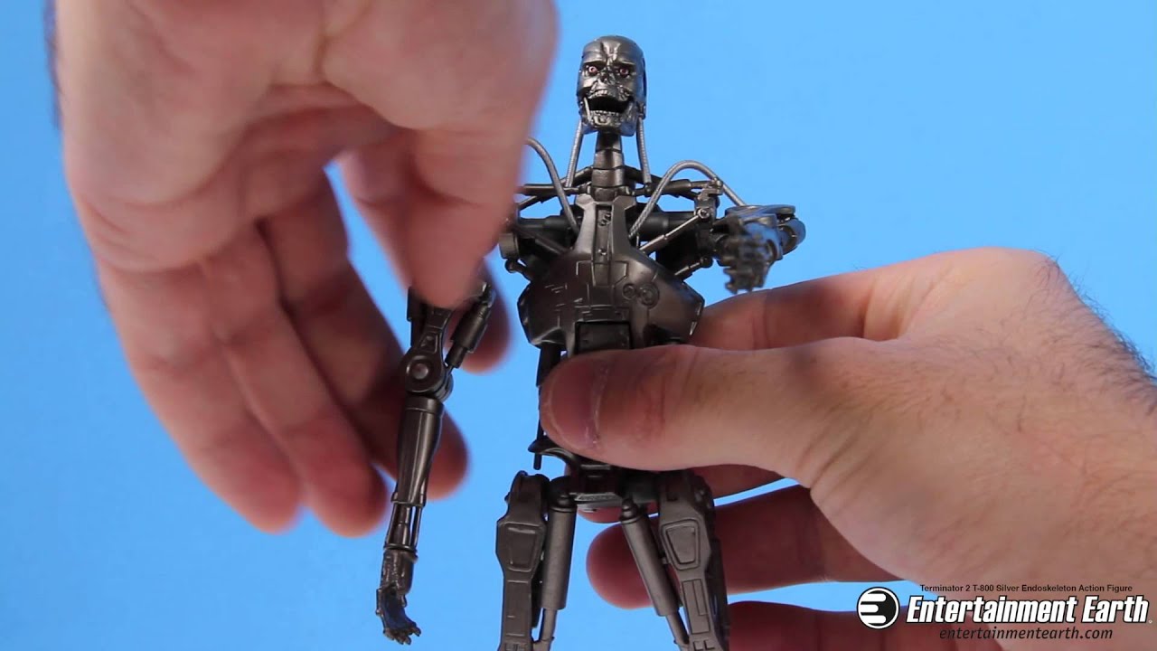 Terminator 2 T-800 Silver Endoskeleton Action Figure