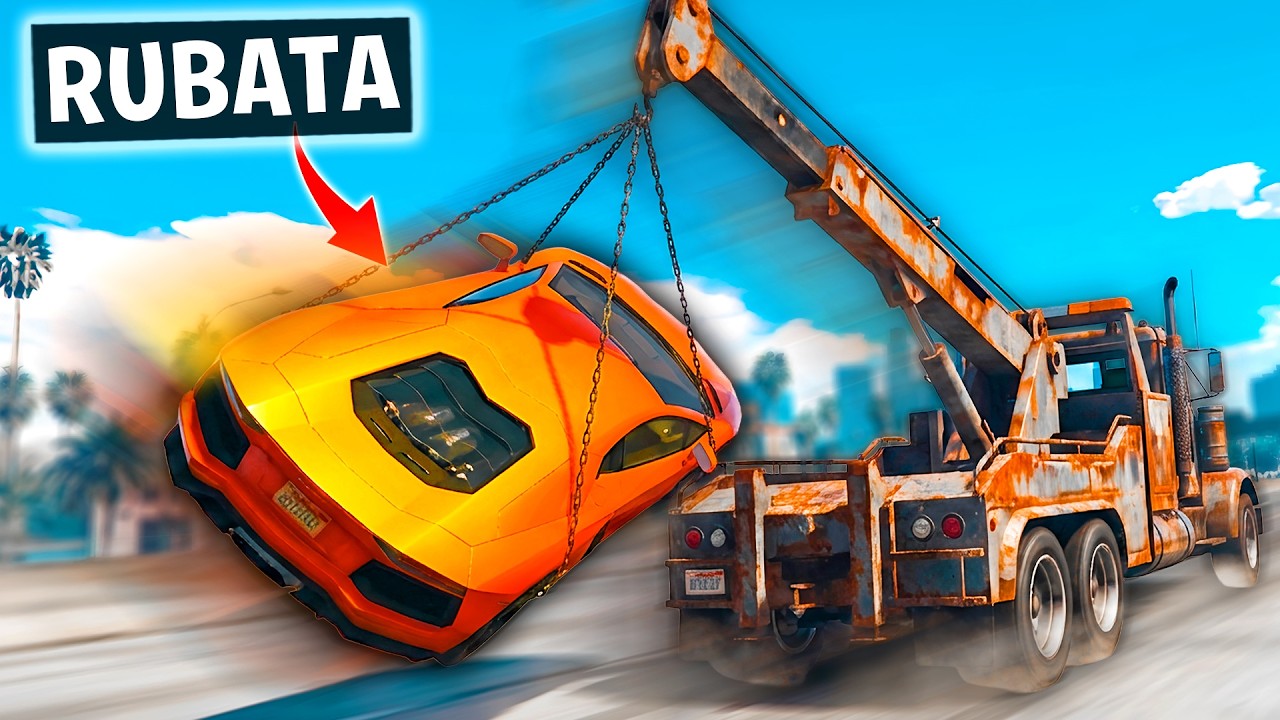 RUBO LE SUPERCAR con il BRACCIO MECCANICO su GTA 5! 🪝