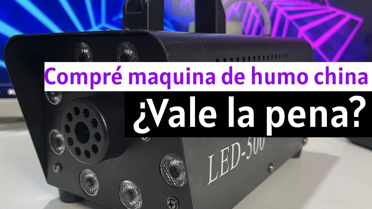 Maquina de humo 500W - Review y consejos de uso