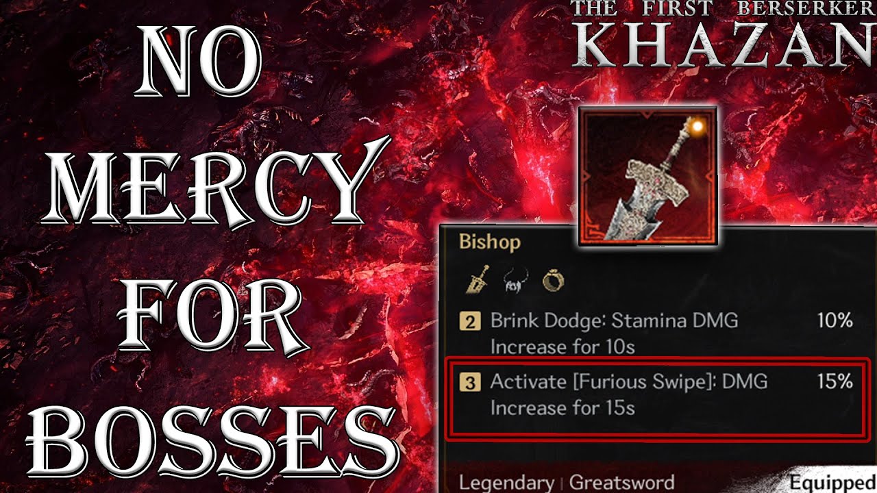 This Greatsword Build Shows NO Mercy To Bosses | The First Berserker Khazan (Build Submission)