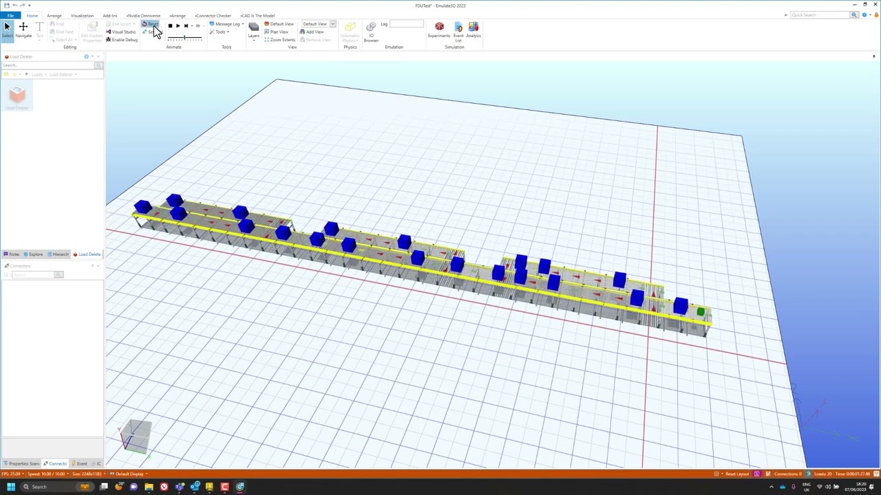 Emulate3D: Factory Design Utilities layout using AutoDesk Inventor