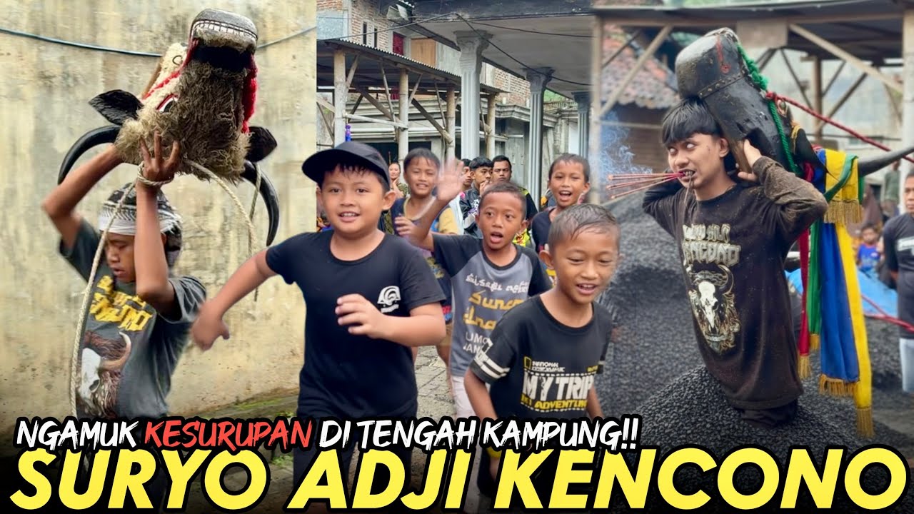 BANTENGAN SURYO ADJI KENCONO NGAMUK KESURUPAN DEMIT DI DESA PAJARAN!!