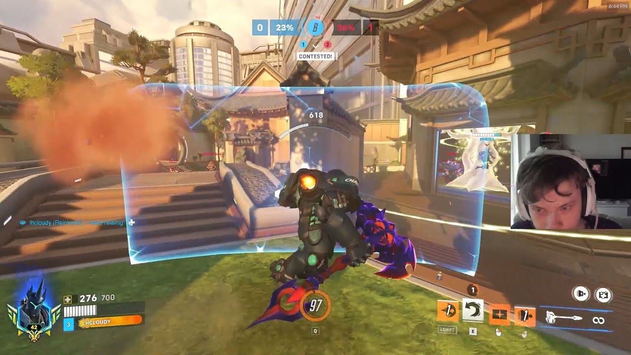LHCLOUDY PRO REINHARDT OVERWATCH 2 СЕЗОН 17 ТОП-500