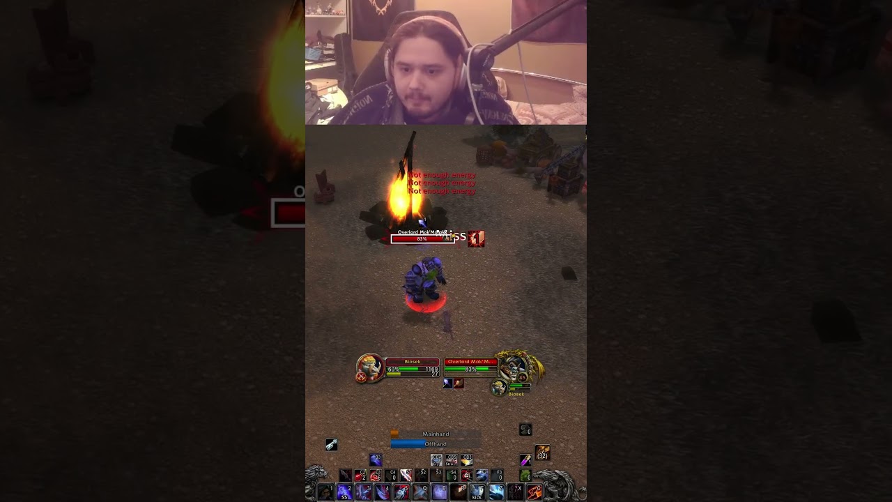 Hardcore WoW 1v1... Almost DELETED