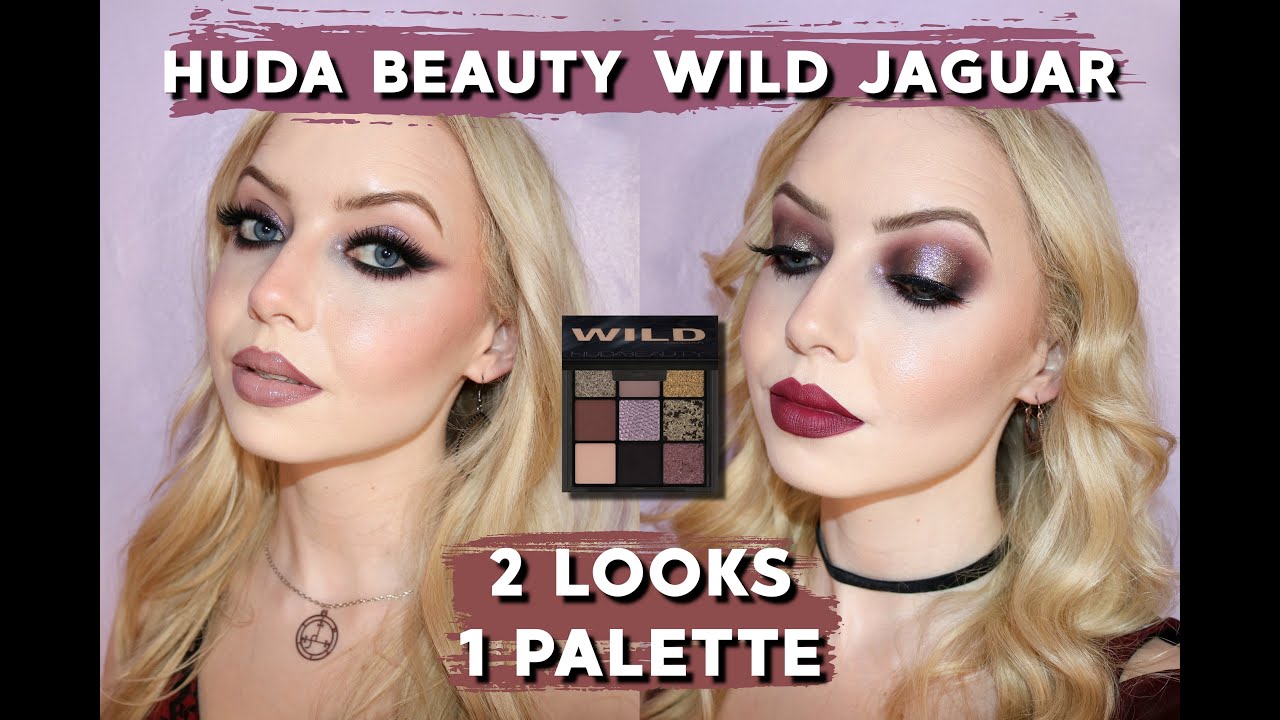 HUDA BEAUTY WILD JAGUAR PALETTE | 2 LOOKS 1 PALETTE