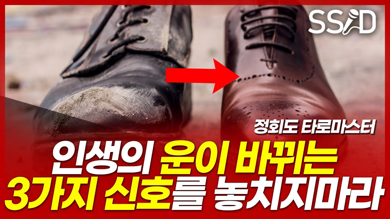 인생의 운이 바뀌는 3가지 신호를 놓치지 마라 (정회도 1부 타로마스터)