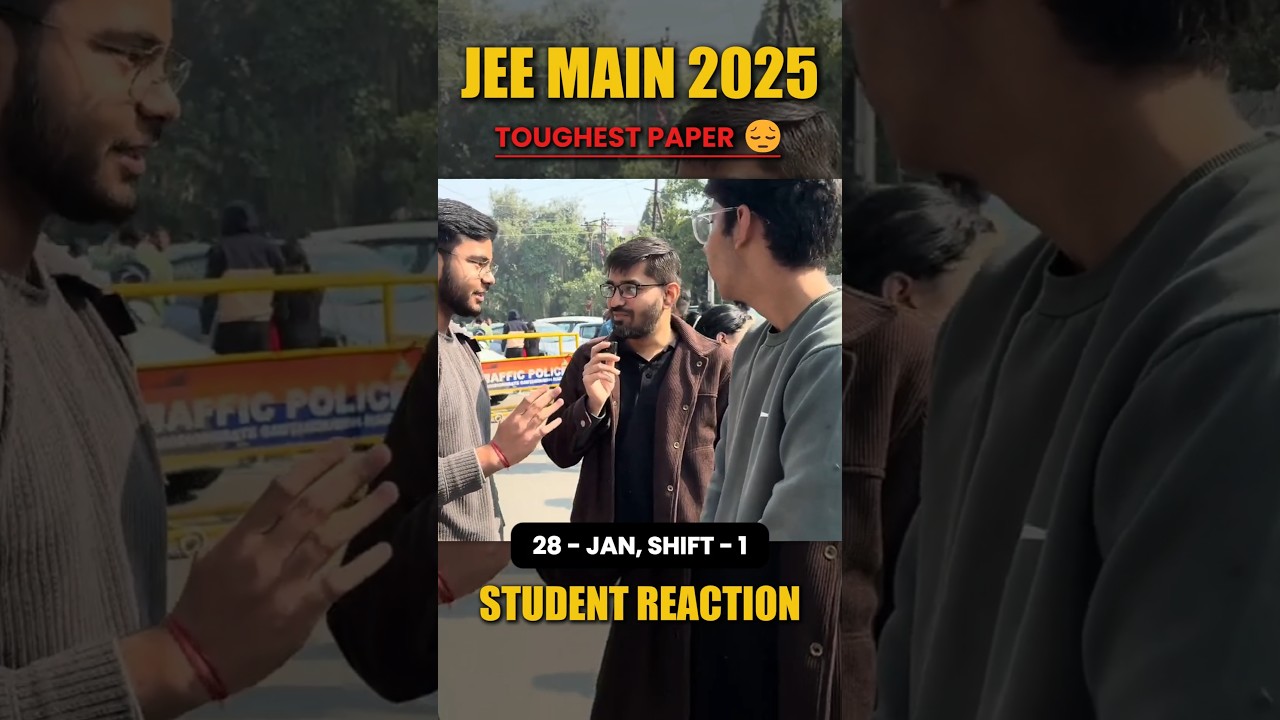 Most Toughest Paper | JEE MAIN 2025