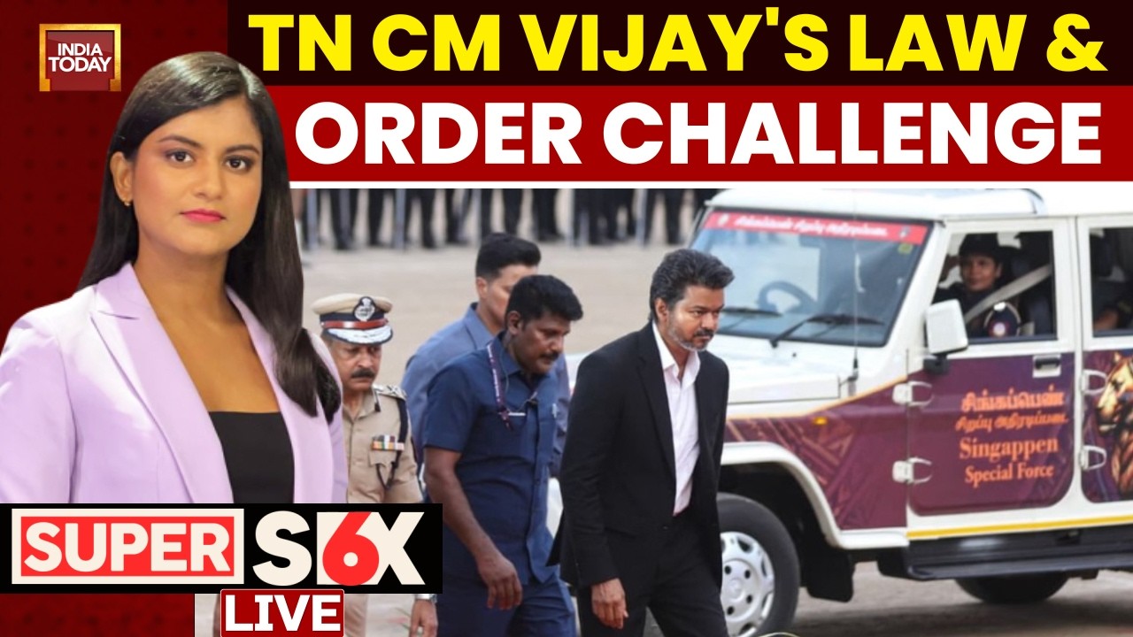 LIVE: Tamil Nadu Toddler Rape Shocker | DMK Attacks TVK Vijay On TN Law And Order Crisis | Super Six