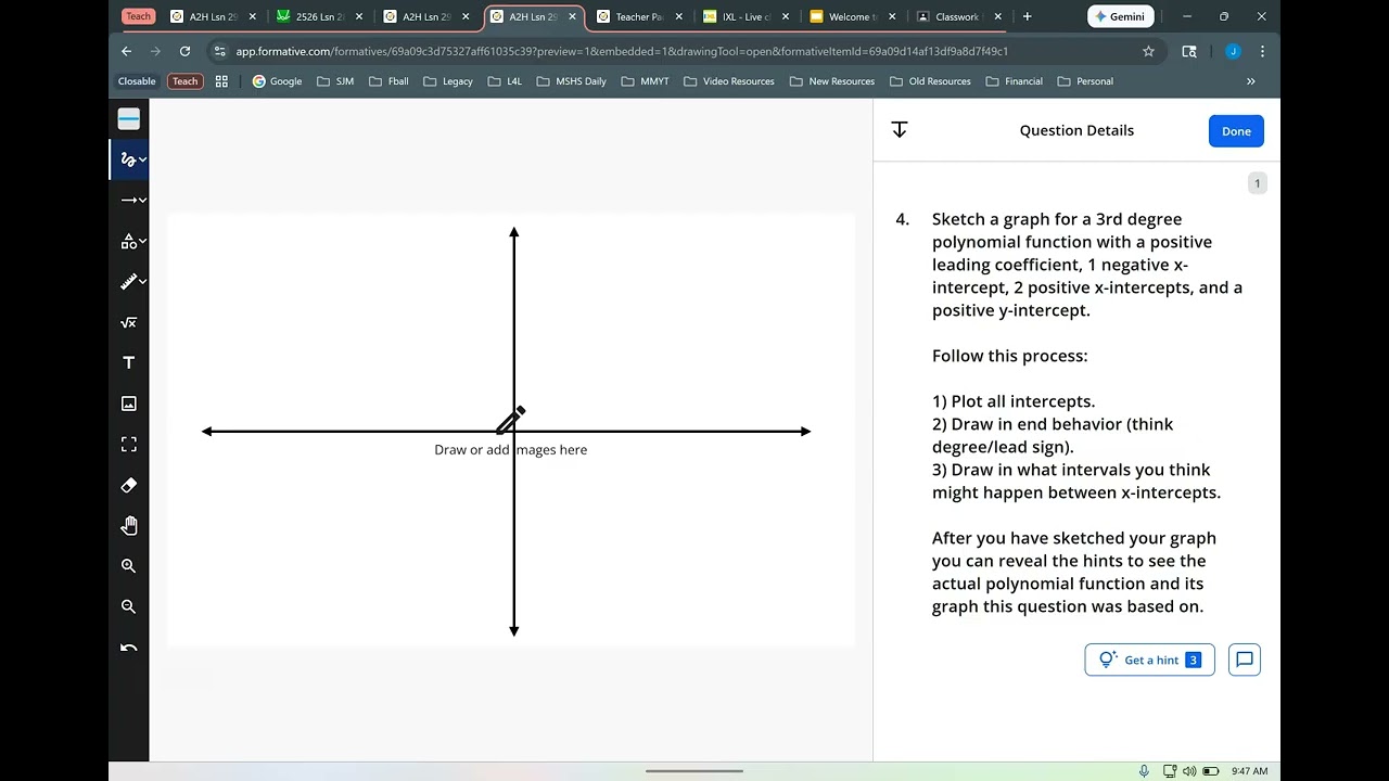 A2H Lsn 29 Graphing Poly Func from Factored Form