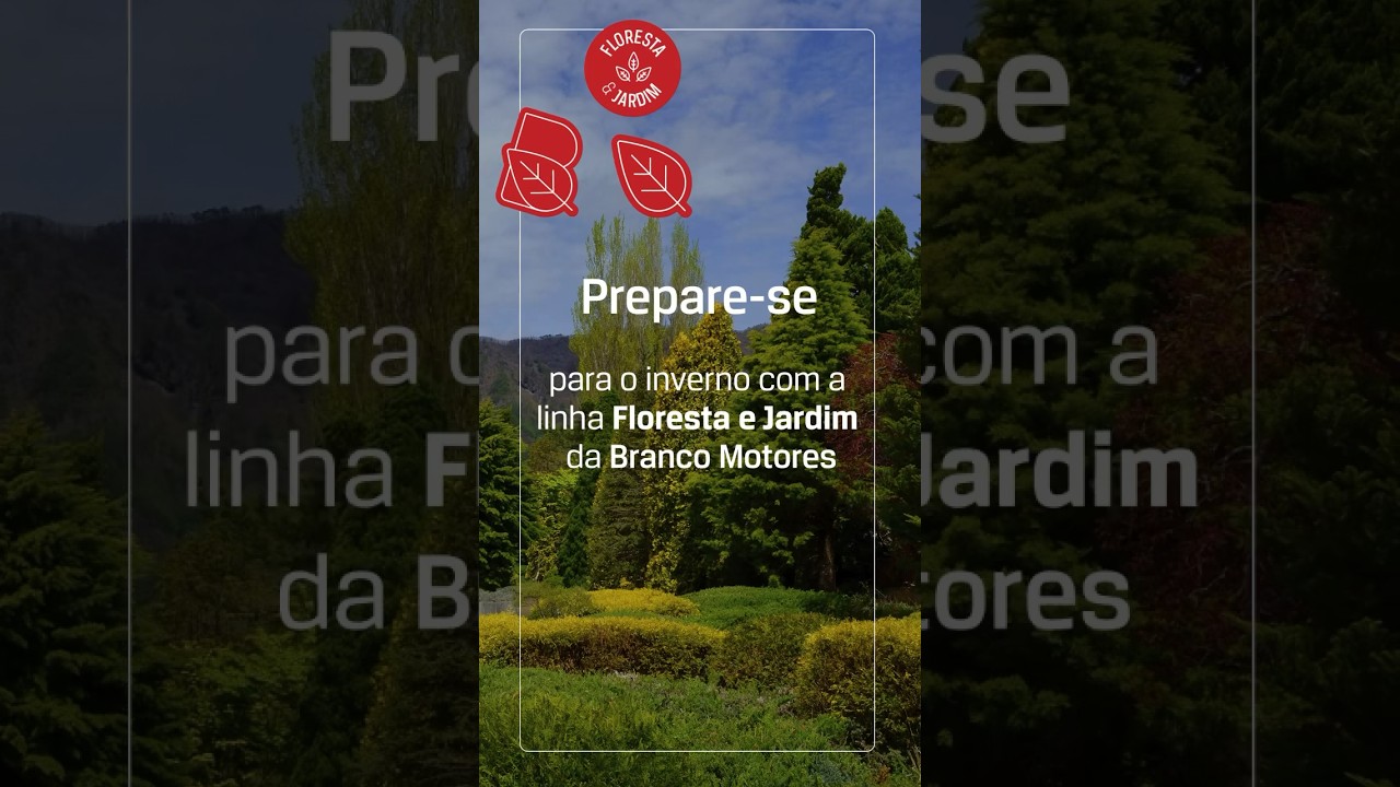 Descubra a linha Floresta e Jardim da Branco Motores: as motosserras perfeitas para o inverno. ❄️
