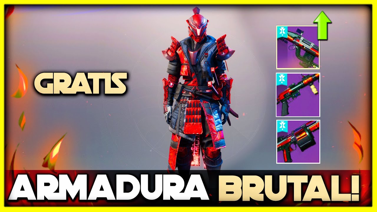 obten GRATIS la ARMADURA DE SAMURAI BUSHIDO para tus 3 personajes - Destiny 2