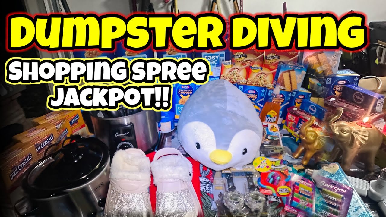 DUMPSTER DIVING…HINDE NA MAKASYA SA THUMBNAIL SA DAMI #tomwallaceofficial #dumpsterdiving #free