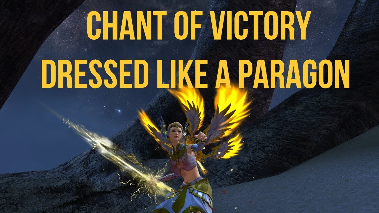 GW2 Fashion - Paragon-Inspired Female Heavy Armor Set | Song of the Desert Winds