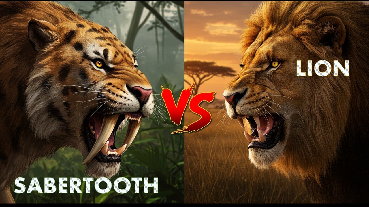 Sabertooth Tiger vs Lion: Who Would Win This Prehistoric Showdown?
