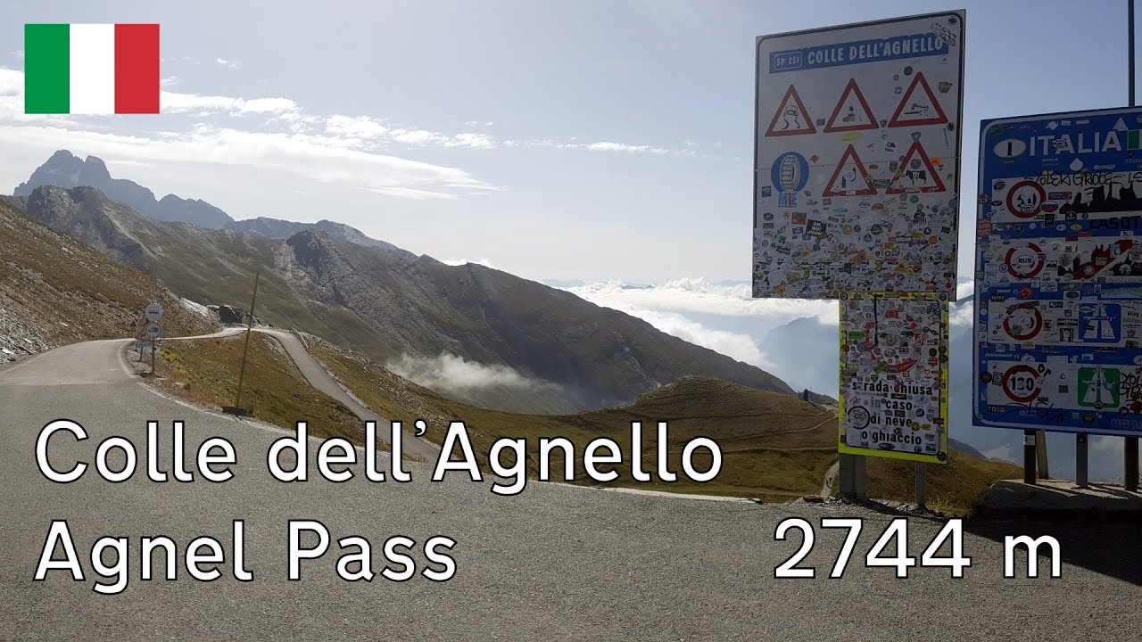 Italy: Colle dell'Agnello (Agnel Pass)