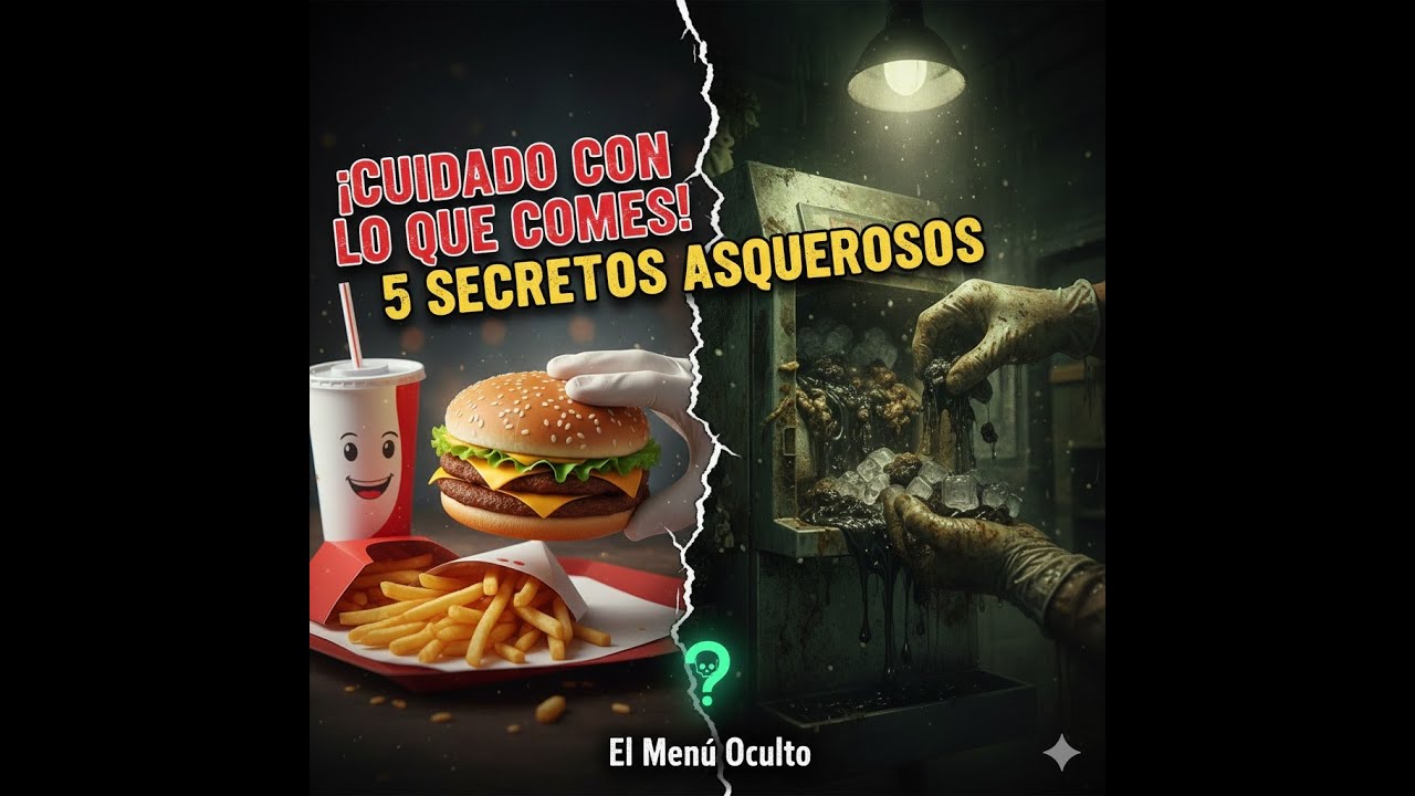 ¡CUIDADO CON LO QUE COMES! 5 Secretos oscuros de la comida rápida que no quieren que sepas 🍔🤫