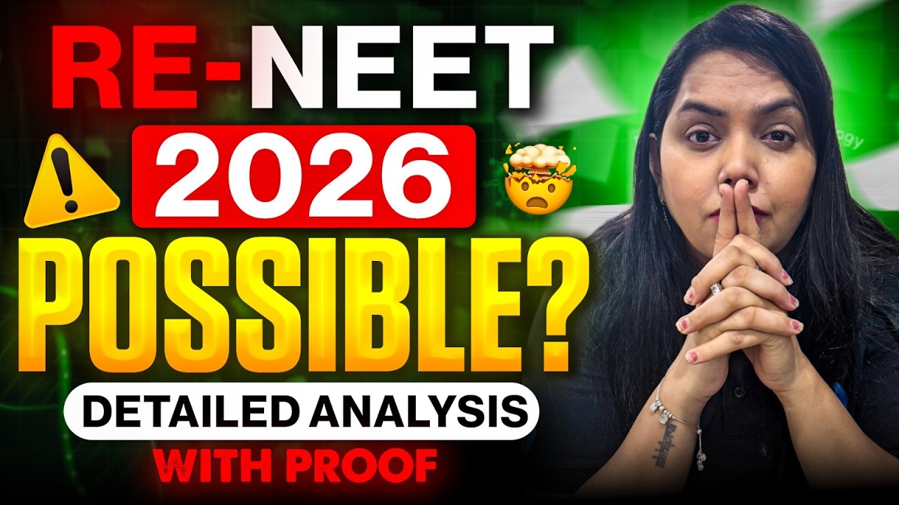 NEET 2026 Re-Exam Hoga? 🚨 Full Analysis With Proof By Dr. Shipra Tiwari