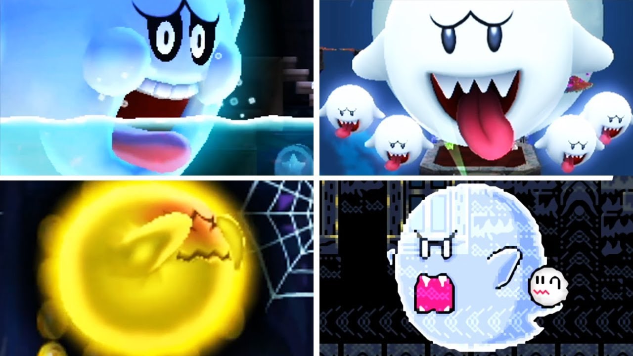 Evolution of - Big Boo in Super Mario Games
