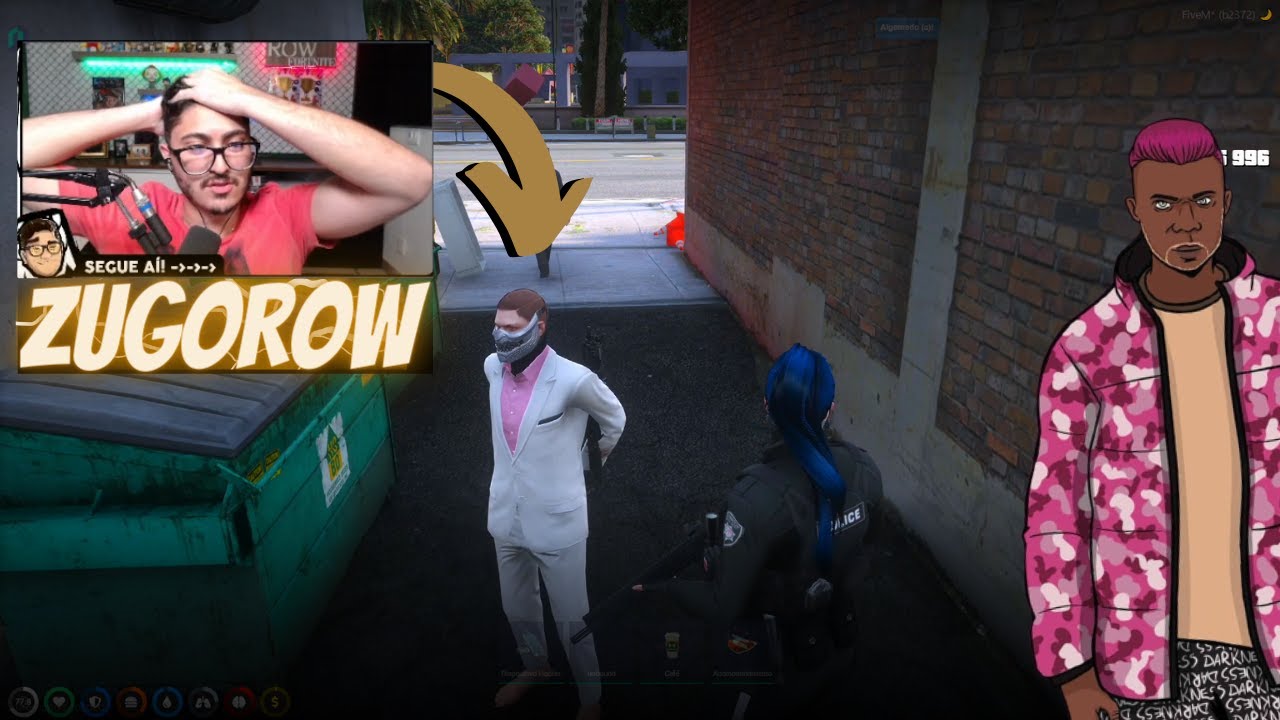 THEDARKNESS ASSISTINDO A FUGA DO FLORES NOPIXEL GTARP