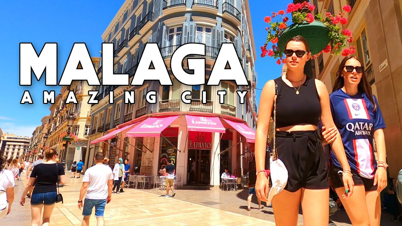 Malaga City Spain Amazing City Update May 2023 Costa del Sol | Andalucía [4K 60fps]