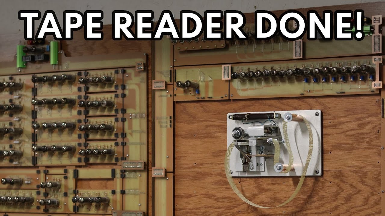 VTC P.41 – Paper Tape Reader Done!