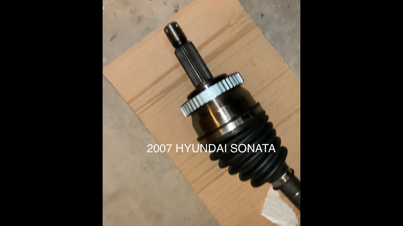 2007 HYUNDAI SONATA CV JOINT REPLACEMENT, (AXLE) REAL EASY!