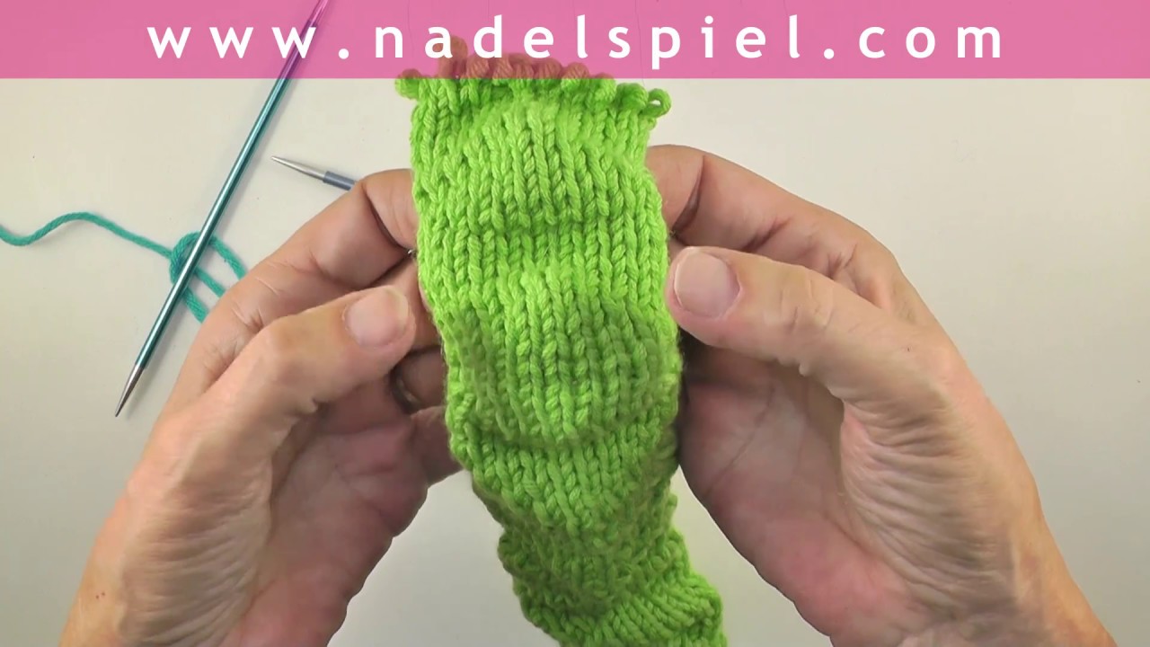 Stricken mit eliZZZa * Unsichtbare Bumerangferse im Retourgang * Video 2