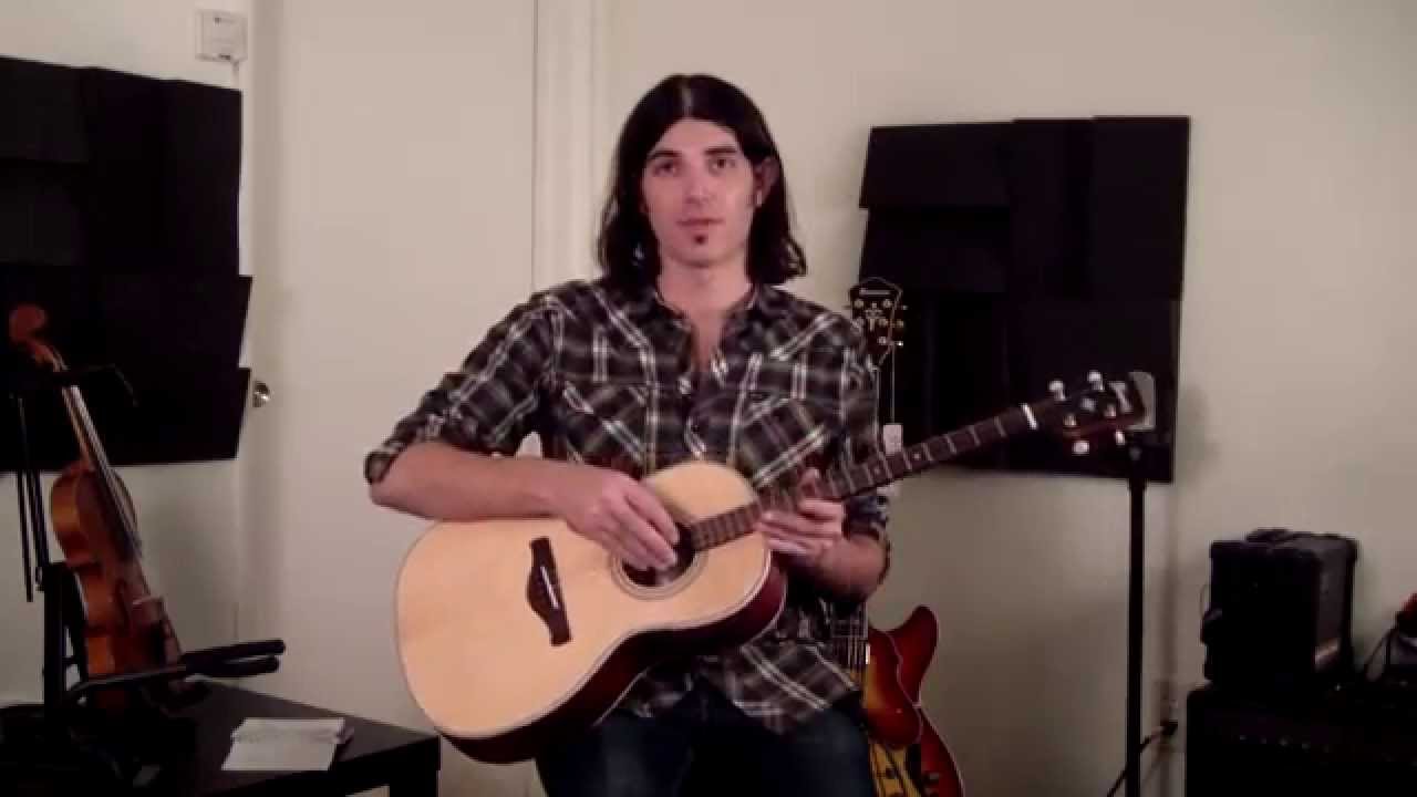 Ibanez AVT1 Artwood Vintage Tenor Parlor Acoustic 4 String Guitar Demo