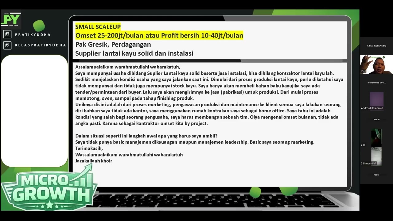Cara Scale Up Bisnis Kontraktor Lantai Kayu (Dari Mikro ke Small)