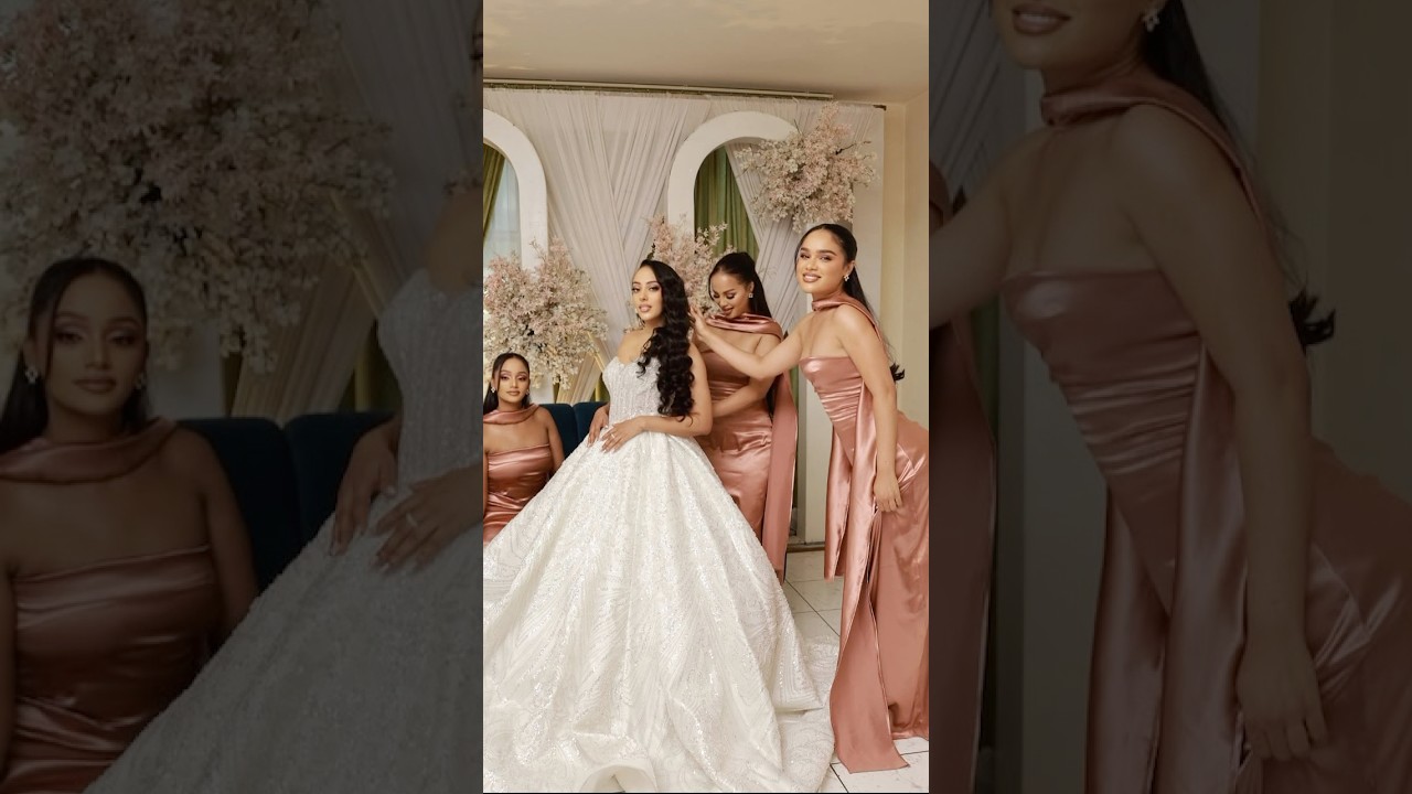 ሚዜዎቹ ሰርጉን አደመቁላት #ethiopian #famous #wedding #duet