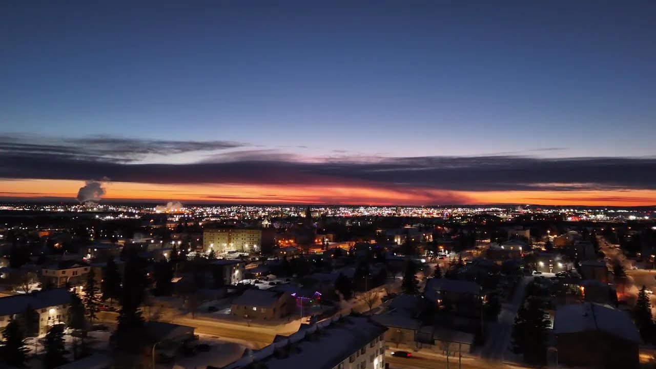 Alberta sunset.#dronevideo #sunset #lifeisbutadream