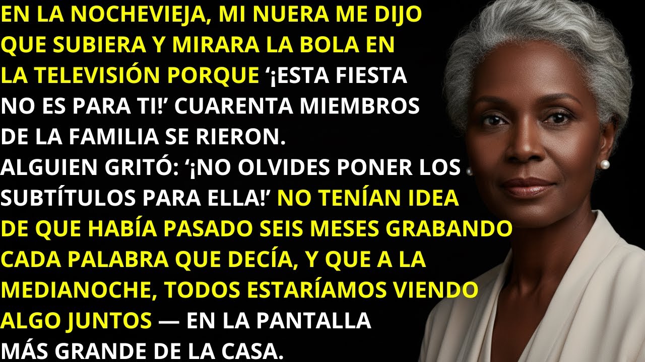 MI NUERA ME MANDÓ ARRIBA EN NOCHEVIEJA — TODOS RIERON HASTA QUE LLEGÓ LA MEDIANOCHE