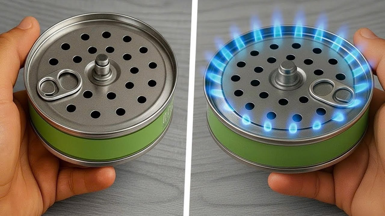 Nobody Uses Old Cans Like This | Free Heat & Cooking | No Gas No Electricity