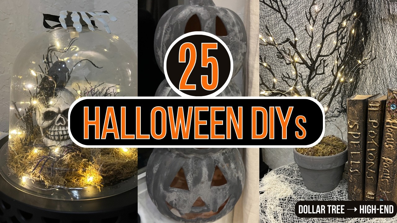 25 Dollar Tree Halloween DIYs 🎃 The ULTIMATE Compilation