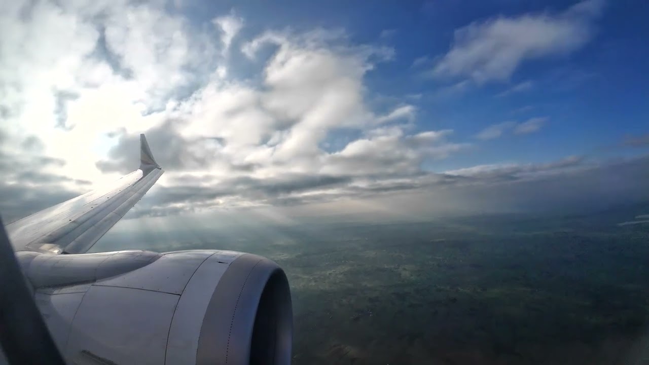 The Stunning View Flying into Addis Ababa, Ethiopia | Ethiopian Airlines 737 MAX 8
