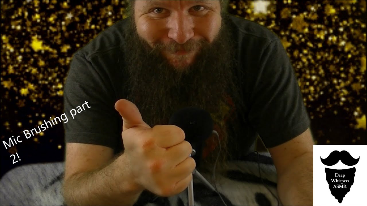 Mic Brushing pt 2.  Time stamps in description. Let me know what you think about ASMR Mic Brushing.