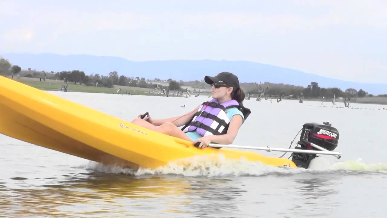 Power kayak Motorizado - Motorized Outboard Motor Kayak