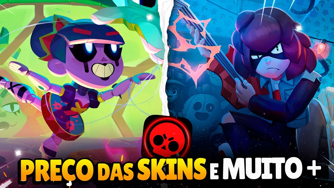 REVELEI o PRE&Ccedil;O das SKINS e TUDO sobre a NOVA ATUALIZA&Ccedil;&Atilde;O do BRAWL STARS!