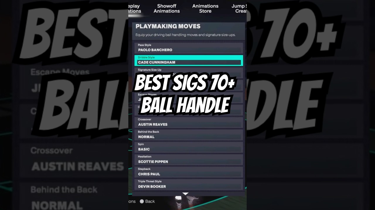 Best dribble moves for a 70+ Ball Handle! #nba2k26  #2k26 #nba2k26bestdribblemoves #nba2k