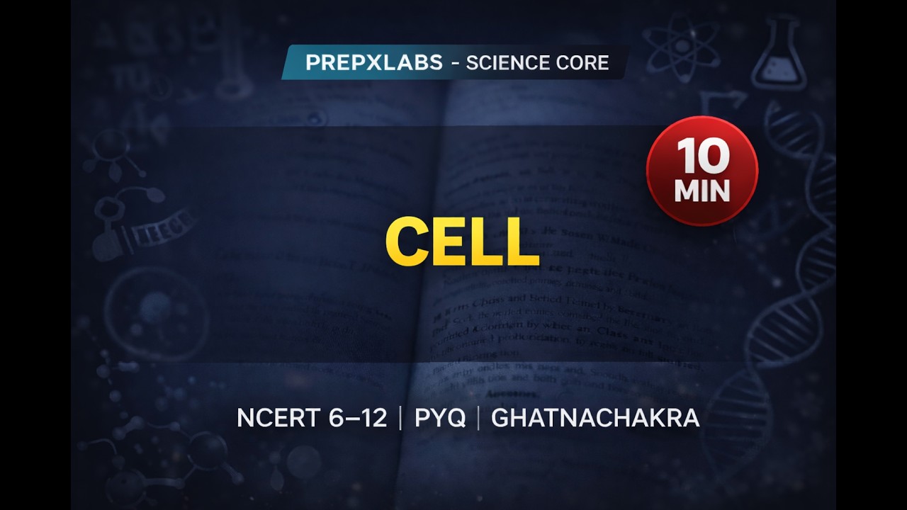 3. Cell | Prelims Direct Hit | UPSC/UPPCS/HCS and other PCS