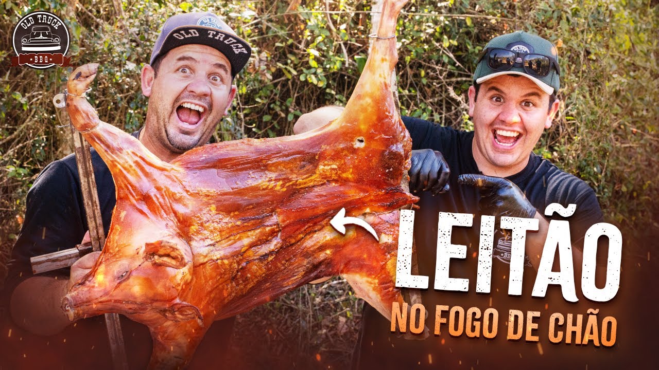 FOGO DE CHÃO! - Ep.03 Leitão no fogo de chão | Irmãos Old Truck #016