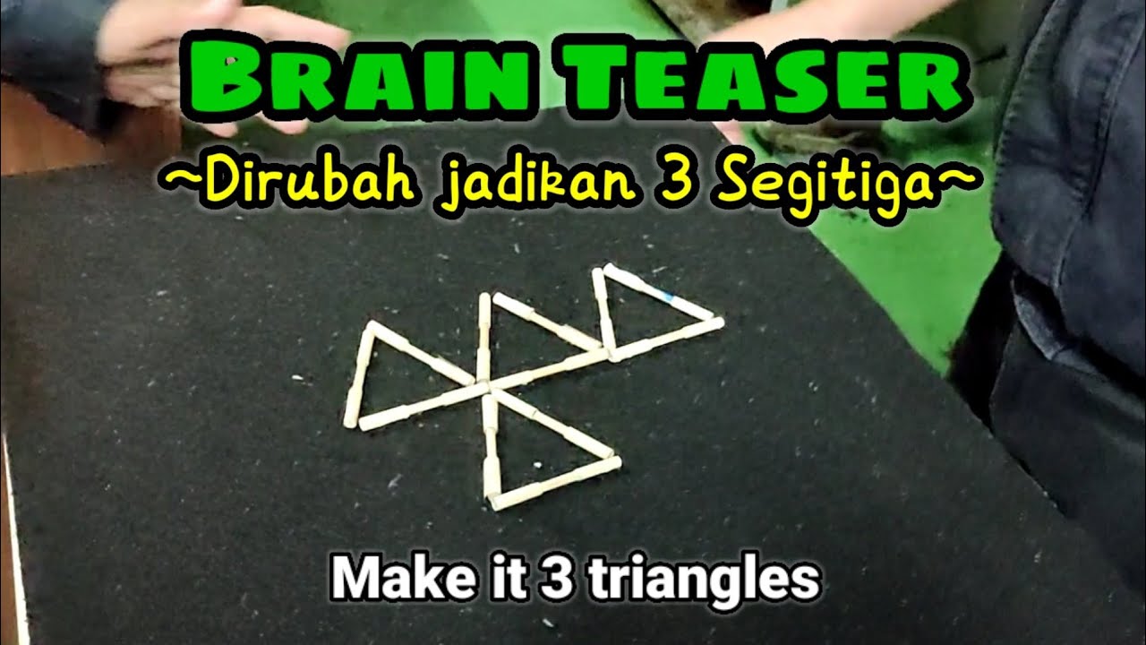 Teka Teki Permainan Lidi || Permainan Simple dan Mudah || Permainan Asah Otak