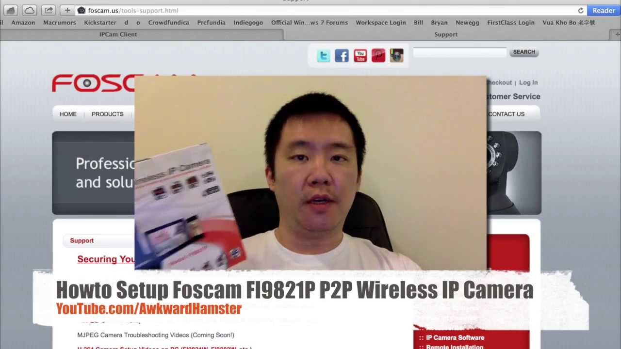 How To Setup Foscam FI9821P P2P Wireless IP Camera