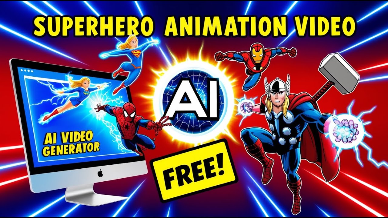 How To Make Superhero Animation Videos With AI For Free