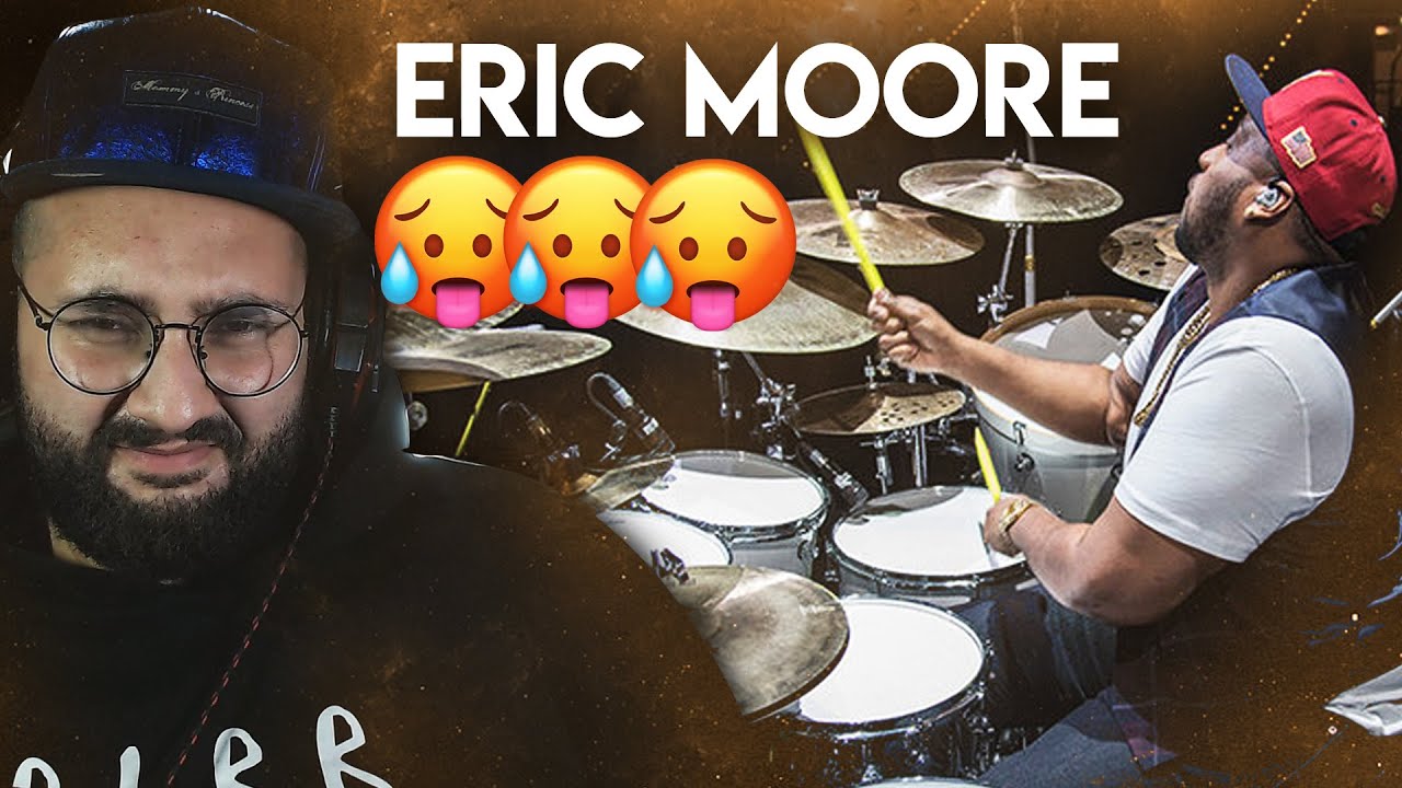 Reagindo a bateristas GRINGOS 😲 ERIC MOORE